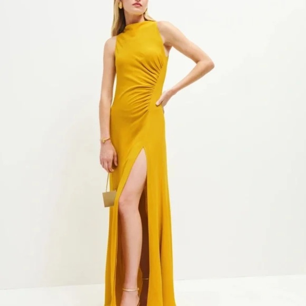 Reformation Senna Dress - Yellow